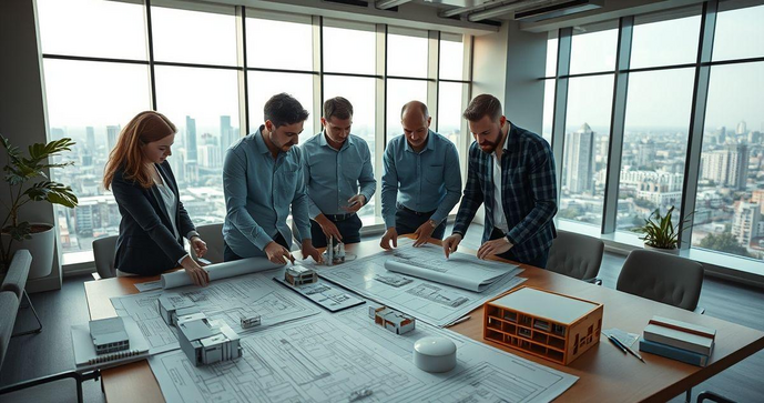 Empresa de projetos de engenharia e arquitetura: soluções integradas para construções