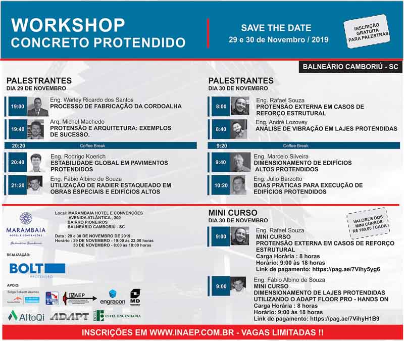 Workshop Concreto Protendido