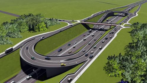 Projeto de ponte em concreto protendido